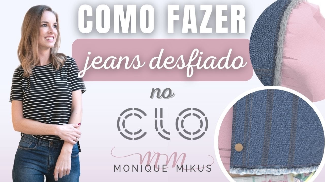 COMO FAZER JEANS DESFIADO RÁPIDO l CLO 3D