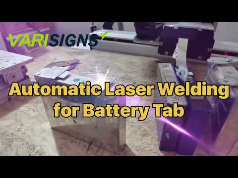 Automatic laser welding machine for battery tab welding battery cells nickel aluminum laser welder.