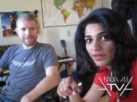 Nadia Ali in the studio with Morgan Page