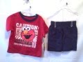 22B Sesame Street 2 Piece Outfit Set NEW With Tags Size 12 Month