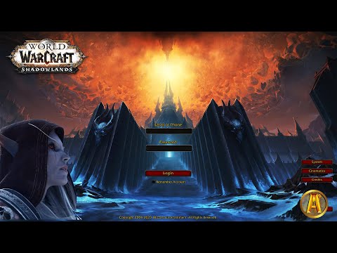 Shadowlands Login Screen - New Main Title [World of Warcraft: Shattered Veil]