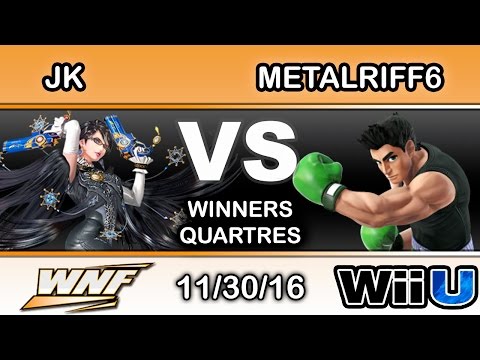 WNF 4.5 - Yatta | JK (Bayonetta) Vs. Ronin | Metalriff6 (Little Mac) Winners Quarters - Smash Wii U