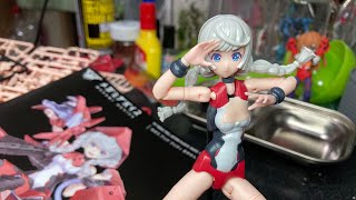 メガミデバイスの赤ずきんちゃんを仮組して、ＪＯＪＯポーズにしてみました😀