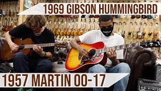 Video thumbnail for 1957 Martin 00-17 and 1969 Gibson Hummingbird | Rob Gueringer & Lemmo at Norman's Rare Guitars by Normans Rare Guitars
