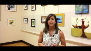 Stacey Massey talks about art exhibit