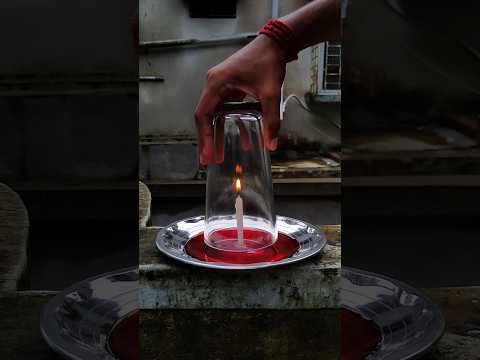 The Amazing Candle and Water Trick Explained! 🕯️💧#shorts