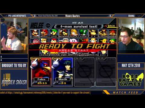 MHM:5/18 [Melee] - FPG LANCEINTHEPANTS (Falco) vs ORANGE (Marth) - Winners Quarters