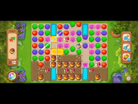 Gardenscapes Level 1487 [No booster] #powerseekers #gardenscapesgame #tranding #androidgameplay