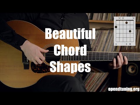 Great Chord Shapes in Open D Tuning | Best Triads