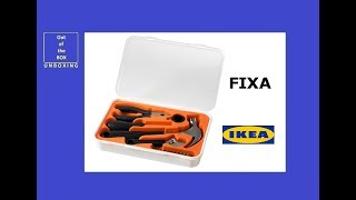 FIXA 17-piece tool set UNBOXING (IKEA Practical hand tools for all your basic needs at home)