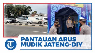 H-3 Lebaran, Kapolda DIY & Kapolres Sleman Memantau Arus Mudik di Perbatasan Jateng DIY