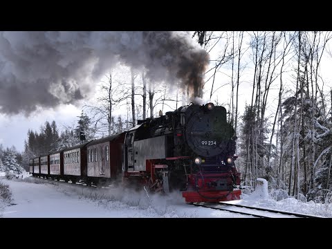 Wintertraum bei den Harzer Schmalspurbahnen 2023