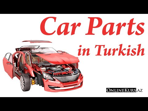 Car parts in Turkish