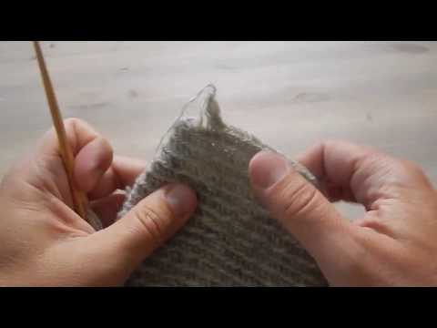 Knyt upp nålbindning