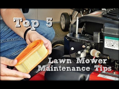 Top 5 Lawn Mower Maintenance Tips