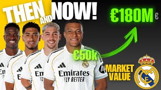 Real Madrid Market Value Evolution – Then & Now | Top 10 Most Valuable Players