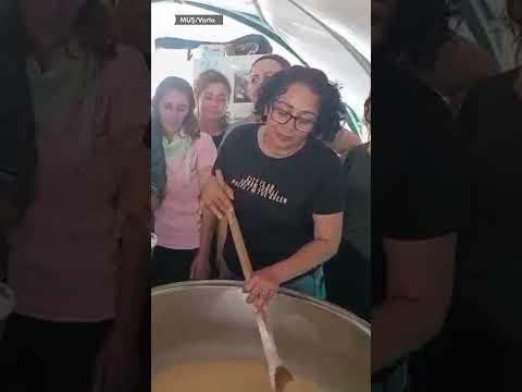 Varto'da JES’e karşı çadır nöbeti devam ediyor: Kadınlar şirket için 40. gün helvası kavurdu