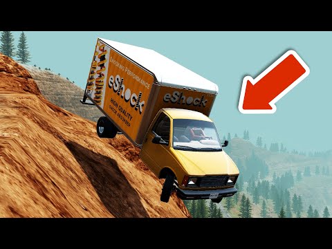 Cliff Drops Car Crashes 💥 (MASSIVE Accidents) 🤯