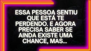 MENSAGEM dos Anjos: ESSA PESSOA ESTÁ DESESPERADA PARA NÃO PERDER ESSA HISTÓRIA. MAS...
