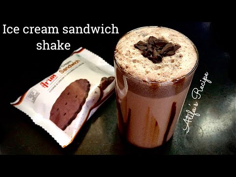 Ice cream Sandwich Shake | New Recipe | Summer Drink | #shorts | Atifa’s Recipes | Milkshake Recipe