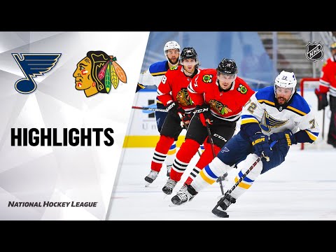 NHL Exhibition Highlights | Blues @ Blackhawks 07/29/20