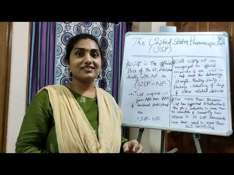 Module-8 (United States of Pharmacopeia) #USP#B.pharmacy1semsyllabus