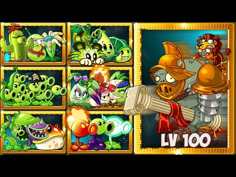 PvZ 2 Challenge - Random Team Plants Vs Roman Gargantuar LEVEL 10 - Who Will Win?