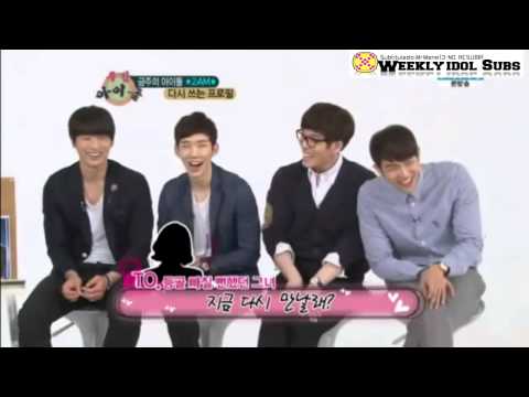 Weekly idol 2AM 120418 Sub Español  (2/2)