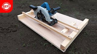 DIY Circular Saw Crosscut Jig