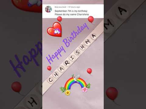 Charisma🩷 what’s your name?? #funwithnames 🥰enjoy and please subscribe