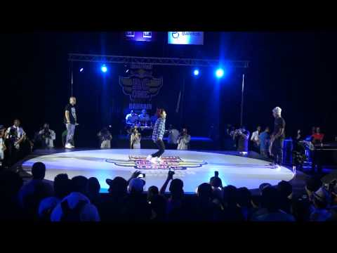 Red bull BC One Cypher 2012 Bahrain - daddy A Vs bboy zero