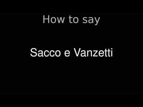How to Pronounce correctly Sacco e Vanzetti (Movie)