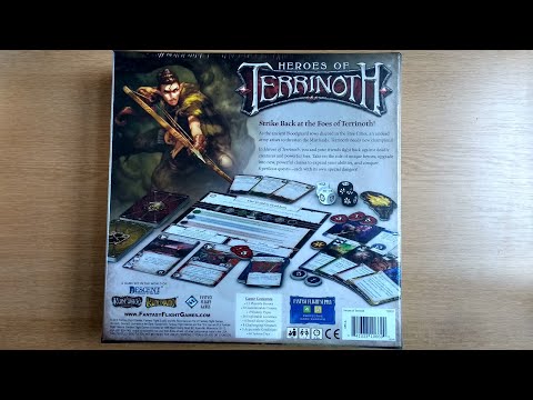Heroes of Terrinoth from Fantasy Flight Games explained in 60ish seconds
