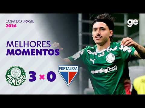 Gols e melhores lances de Palmeiras x Fortaleza