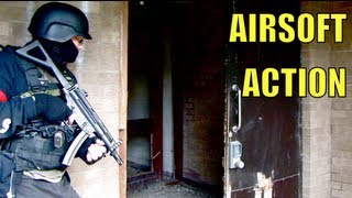 preview picture of video 'Airsoft War FPS Pistol & Grenade Action at Anzio Airsoft'