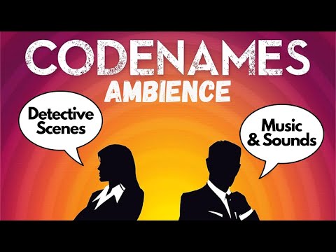 Codenames Board Game Ambience | Detective Scenes with Background Music and Sound Effects