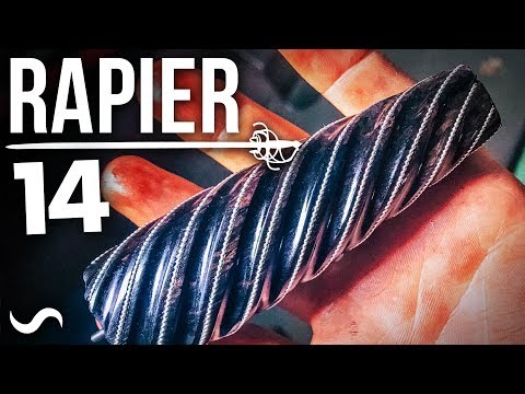 MAKING A BASKET HILT RAPIER SWORD!!! PART 14