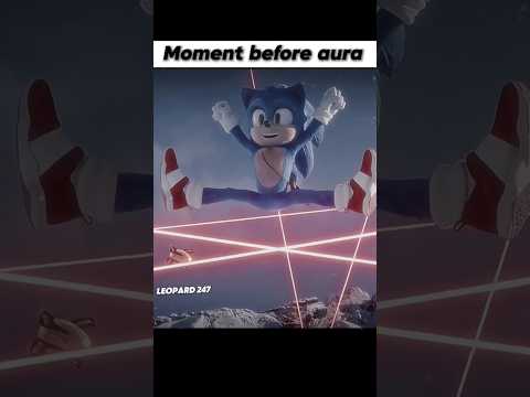 Sonic aura moment 🗿 #sonic #shorts | Sonic