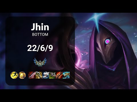 Jhin vs Kalista BOTTOM - KR CHALLENGER Patch 14.23