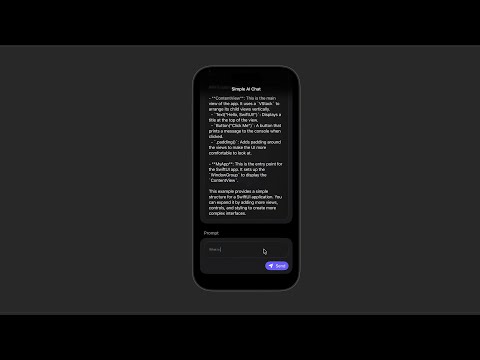Build a Basic AI Chat App in SwiftUI
