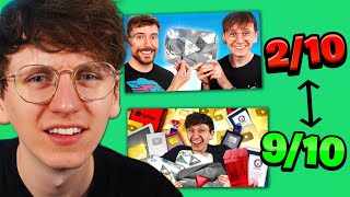 BRUTALLY Rating MY Youtube Thumbnails