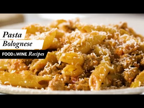 Classic Pasta Bolognese Recipe | Food & Wine Recipes