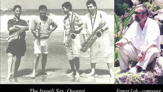 Two Miniatures for saxophon Quartet by Ernest Léb