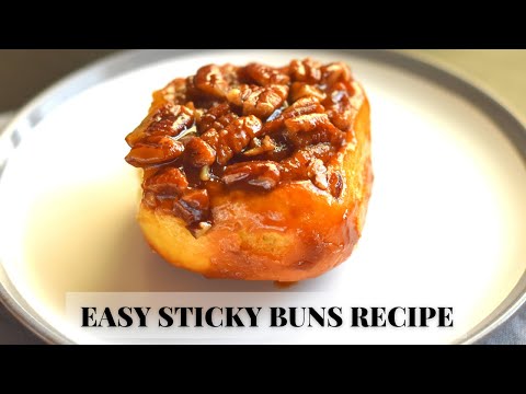 Quick and Easy Sticky Buns Recipe | Pecan Cinnamon Rolls | Cinnamon Sticky Buns | Pecan Sticky Buns|