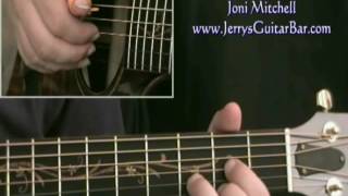 How To Play Joni Mitchell My Old Man (intro only)