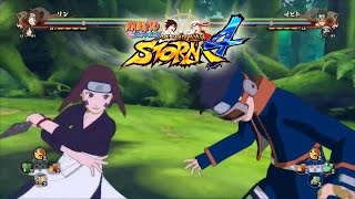 Gameplay - Rin e Hanabi vs Obito e Kakashi