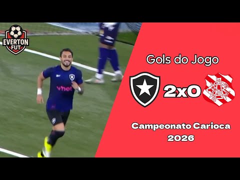Gols: Botafogo 2x0 Bangu - Campeonato Carioca 2026