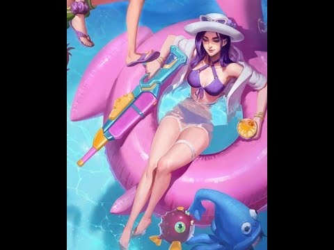 Pool Party Caitlyn(2018)Skin Spotlight