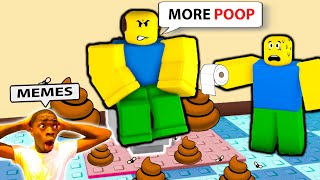 Roblox 💩NEED MORE POOP💩 Funny Moments (MEMES) #2 | Bacon Strong