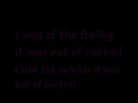 U2-Out of Control (Lyrics)